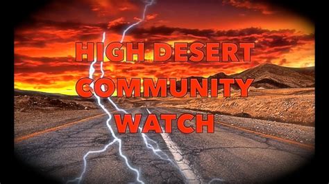 high desert community watch fake|what happened to high desert community watch.